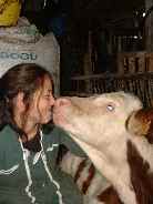Rien na vaut un bon bisous de veaux !!!