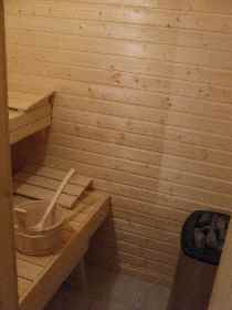 Il y a mme le sauna dans les nouveaux chalets !!!